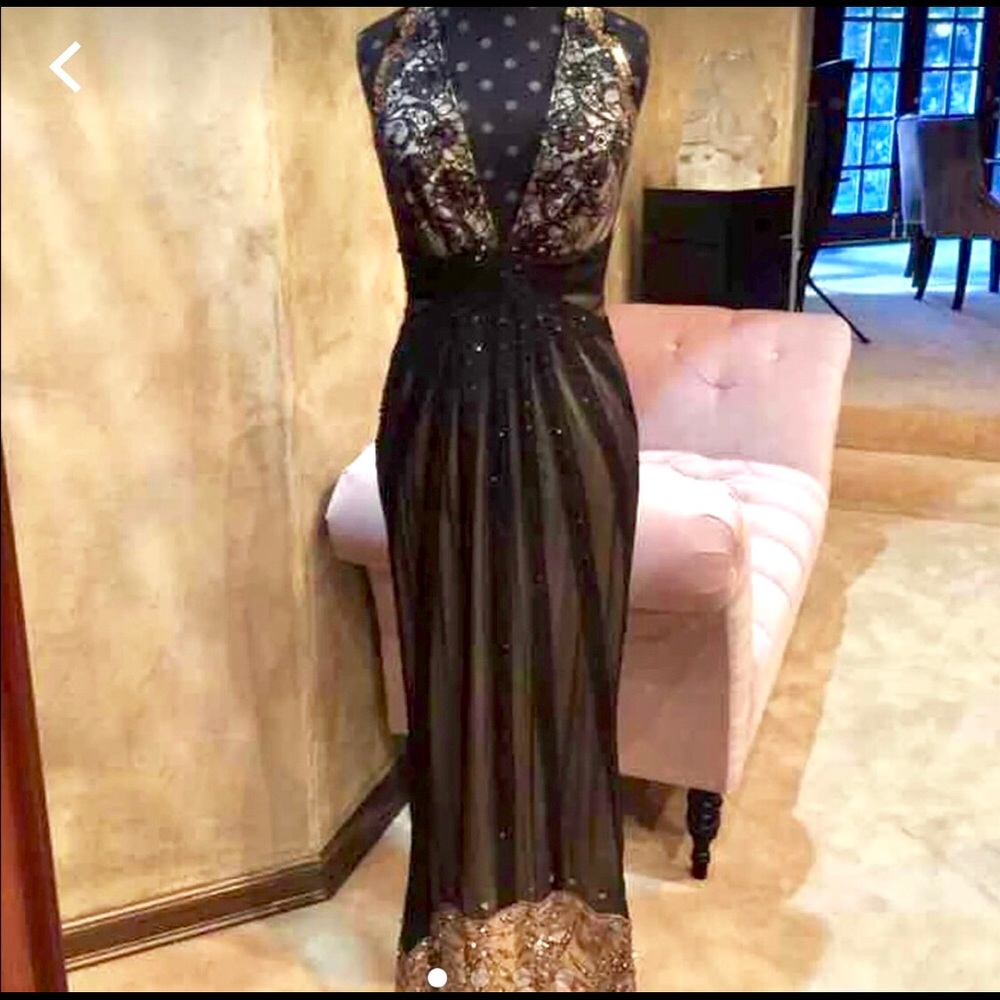 Mandalay Beaded Evening Gown/Prom Dress